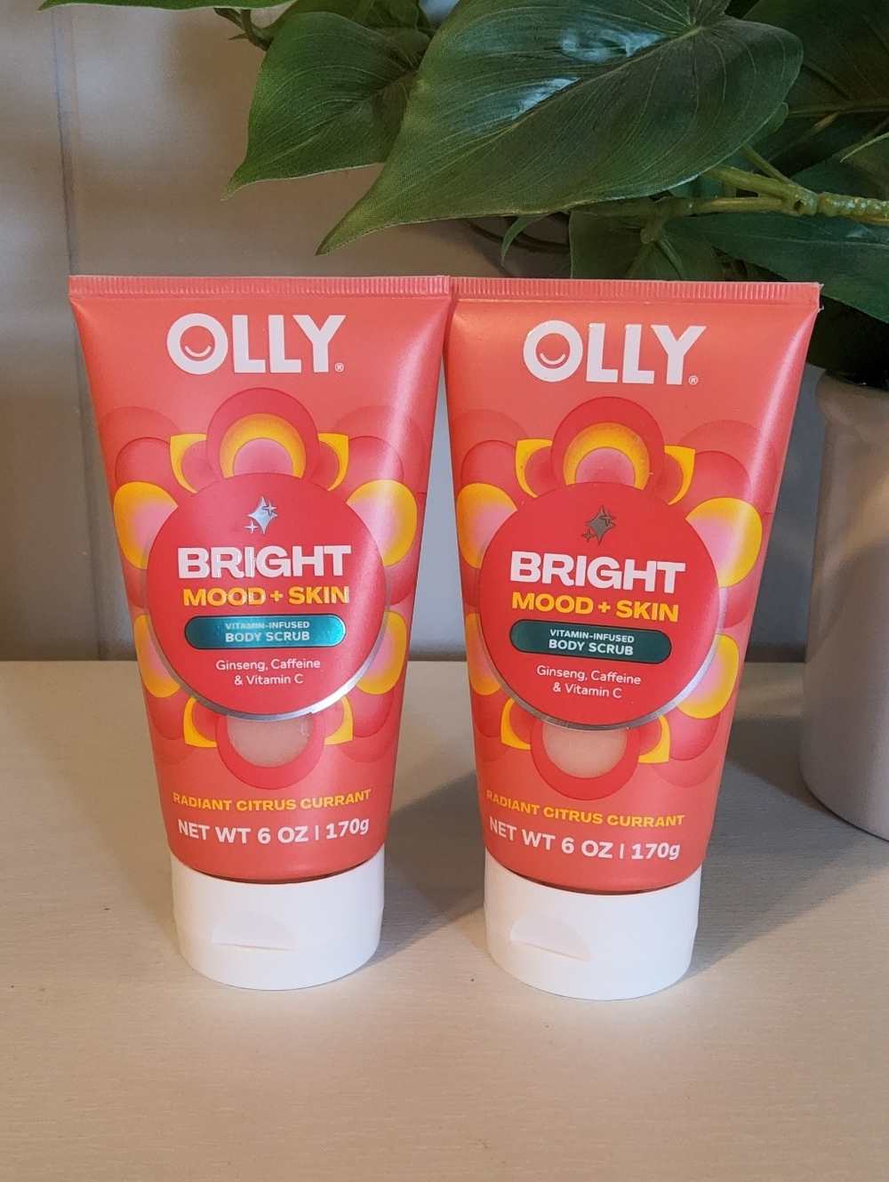 (2) Olly Bright Body Scrub